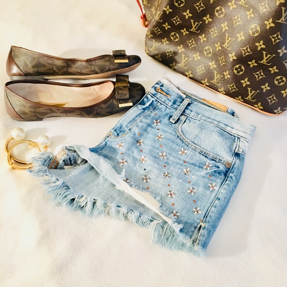 Michael Kors Brown Logo Mary Jane Bow Flats Shoes